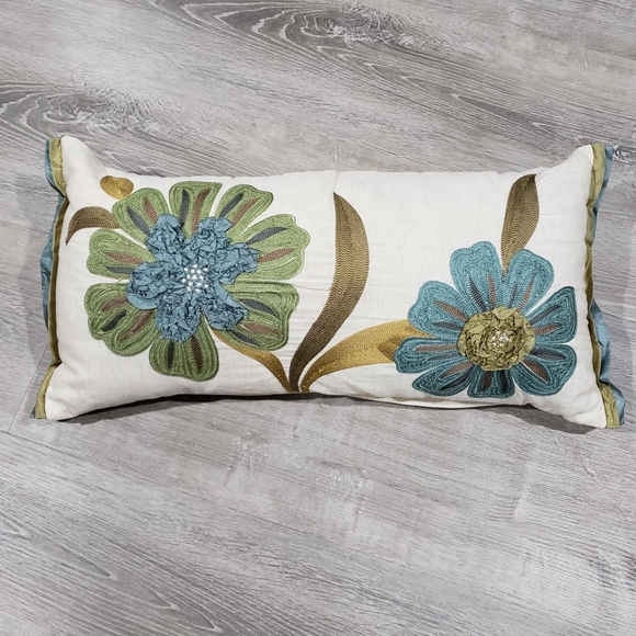 Pier 1 Other - Pier 1 Lumbar Floral Accent pillow